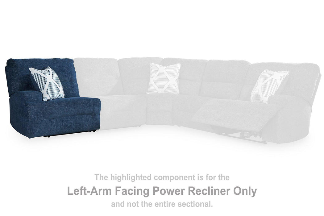 Acklen Place Power Reclining Sectional with Chaise - Faith Furniture (Manhattan, KS)