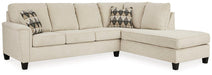 Abinger 2-Piece Sectional with Chaise - Faith Furniture (Manhattan, KS)