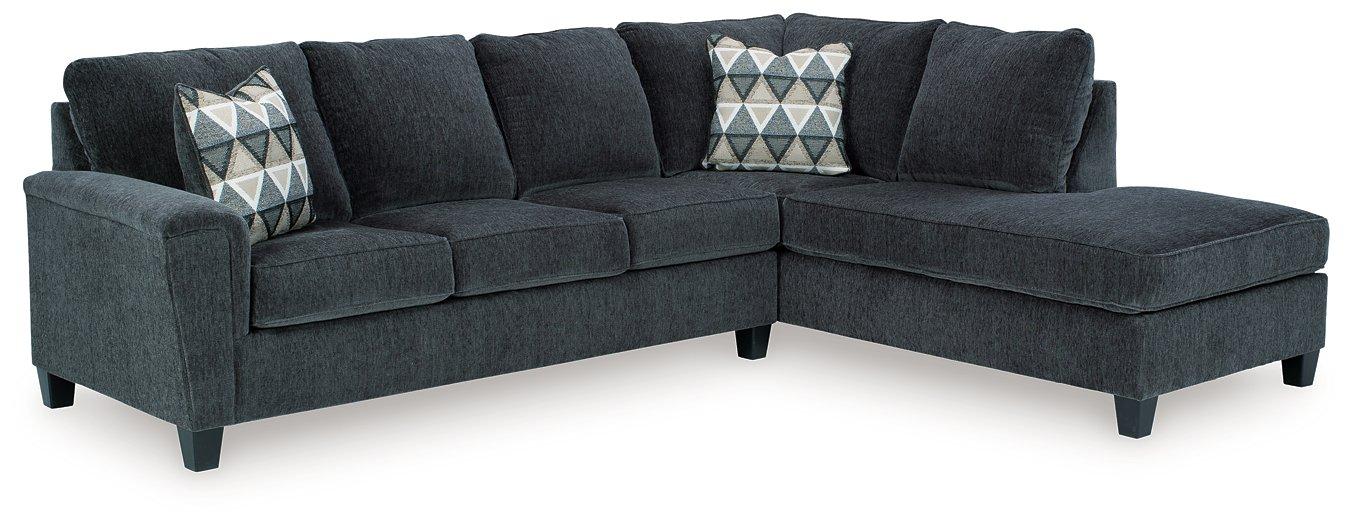 Abinger 2-Piece Sectional with Chaise - Faith Furniture (Manhattan, KS)