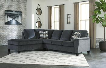 Abinger 2-Piece Sectional with Chaise - Faith Furniture (Manhattan, KS)