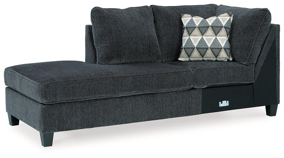 Abinger 2-Piece Sectional with Chaise - Faith Furniture (Manhattan, KS)