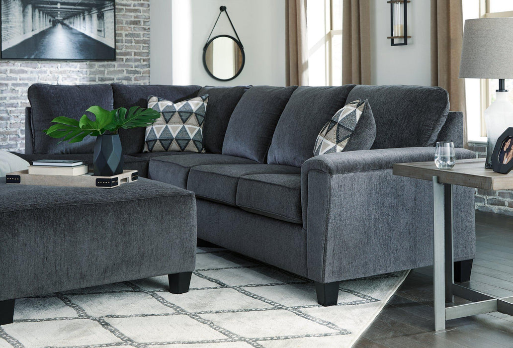 Abinger 2-Piece Sectional with Chaise - Faith Furniture (Manhattan, KS)