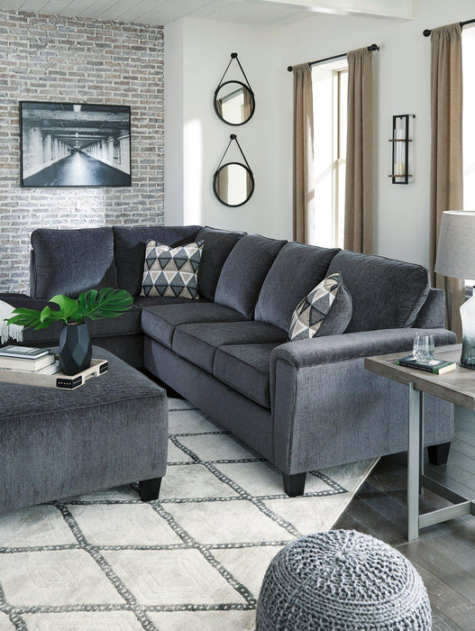 Abinger 2-Piece Sectional with Chaise - Faith Furniture (Manhattan, KS)