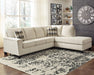 Abinger 2-Piece Sectional with Chaise - Faith Furniture (Manhattan, KS)