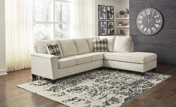 Abinger 2-Piece Sectional with Chaise - Faith Furniture (Manhattan, KS)