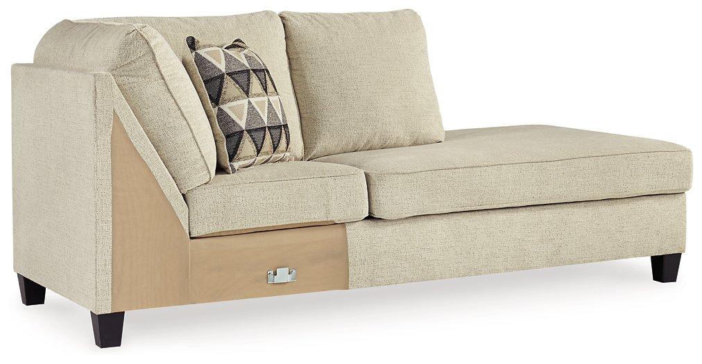 Abinger 2-Piece Sectional with Chaise - Faith Furniture (Manhattan, KS)