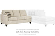 Abinger 2-Piece Sectional with Chaise - Faith Furniture (Manhattan, KS)