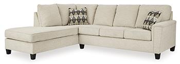 Abinger 2-Piece Sectional with Chaise - Faith Furniture (Manhattan, KS)