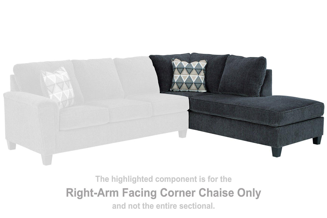 Abinger 2-Piece Sectional with Chaise - Faith Furniture (Manhattan, KS)