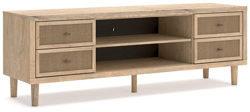 Cielden 72" TV Stand with Electric Fireplace - Faith Furniture (Manhattan, KS)