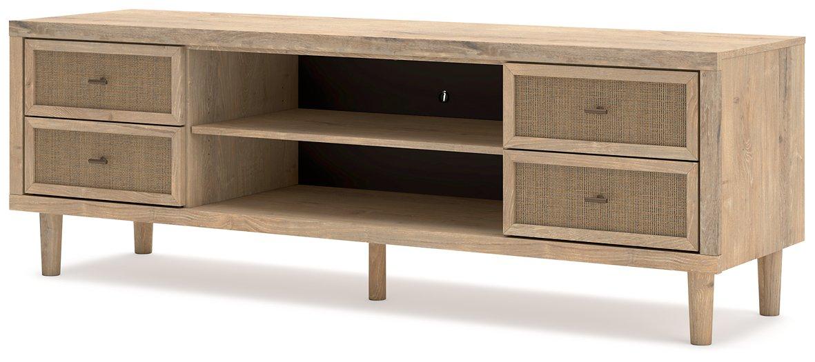 Cielden 72" TV Stand with Electric Fireplace - Faith Furniture (Manhattan, KS)