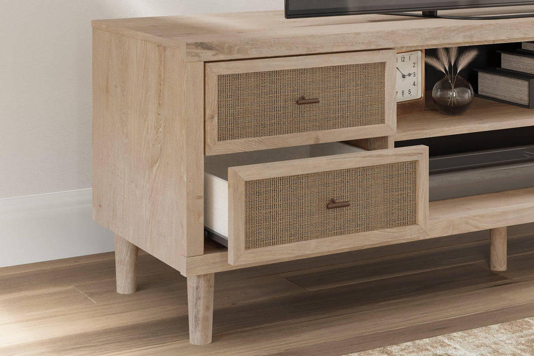 Cielden 72" TV Stand with Electric Fireplace - Faith Furniture (Manhattan, KS)