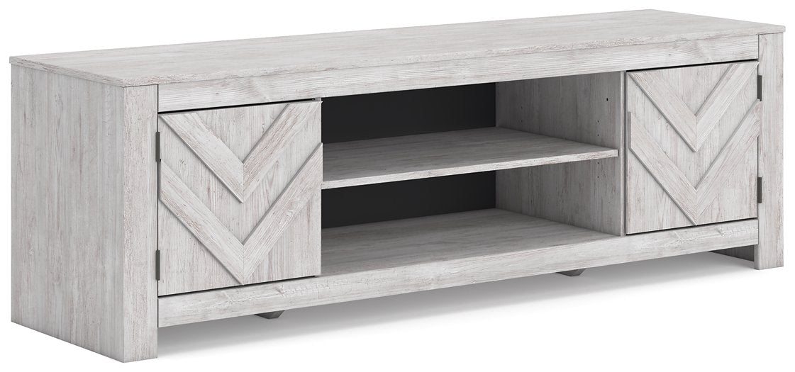 Cayboni 71" TV Stand with Electric Fireplace - Faith Furniture (Manhattan, KS)