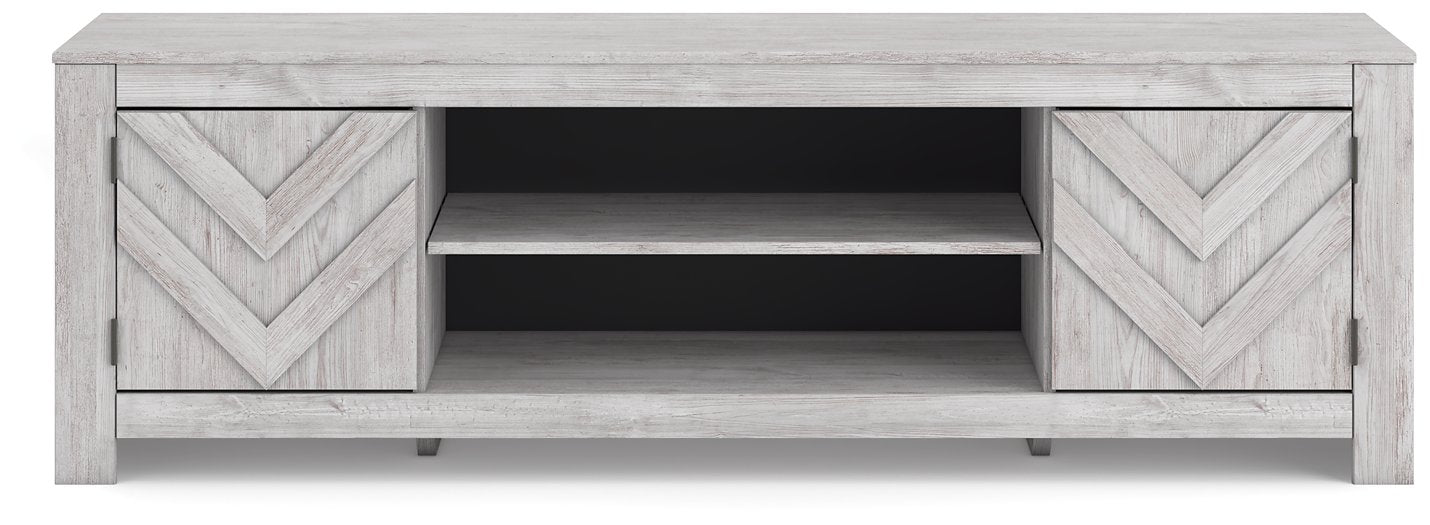 Cayboni 71" TV Stand with Electric Fireplace - Faith Furniture (Manhattan, KS)