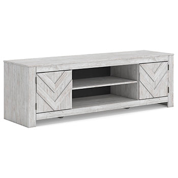 Cayboni 71" TV Stand with Electric Fireplace - Faith Furniture (Manhattan, KS)