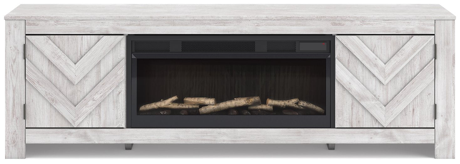 Cayboni 71" TV Stand with Electric Fireplace - Faith Furniture (Manhattan, KS)