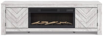 Cayboni 71" TV Stand with Electric Fireplace - Faith Furniture (Manhattan, KS)