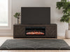 Cayboni 71" TV Stand with Electric Fireplace - Faith Furniture (Manhattan, KS)