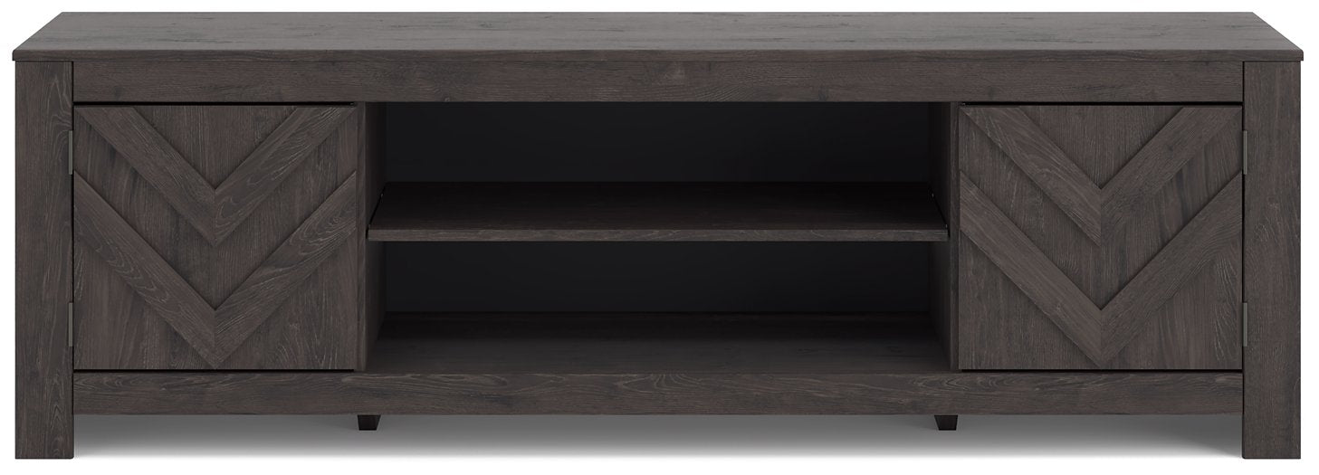 Cayboni 71" TV Stand with Electric Fireplace - Faith Furniture (Manhattan, KS)