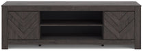 Cayboni 71" TV Stand with Electric Fireplace - Faith Furniture (Manhattan, KS)