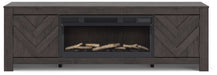 Cayboni 71" TV Stand with Electric Fireplace - Faith Furniture (Manhattan, KS)