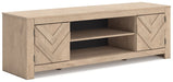 Cayboni 71" TV Stand with Electric Fireplace - Faith Furniture (Manhattan, KS)