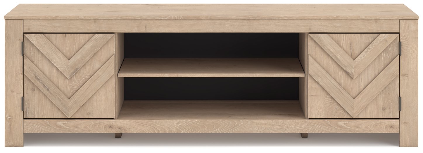 Cayboni 71" TV Stand with Electric Fireplace - Faith Furniture (Manhattan, KS)