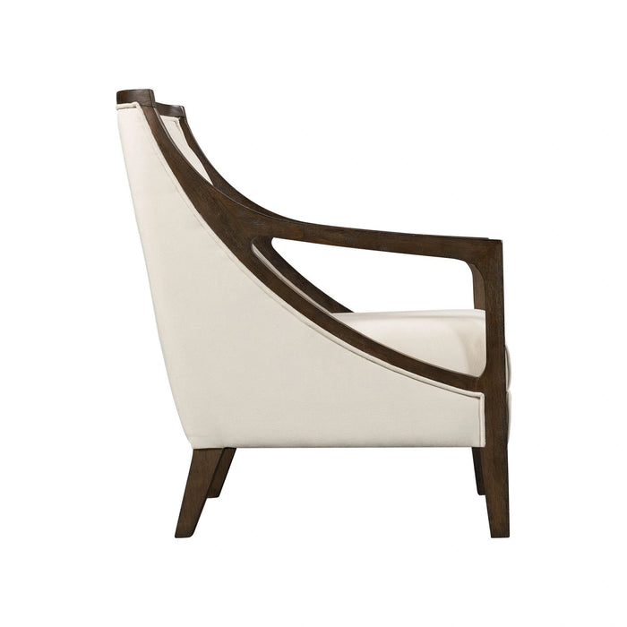 Hopkins Chair w/Brown Arm Columbia Natural(ISTA 3)