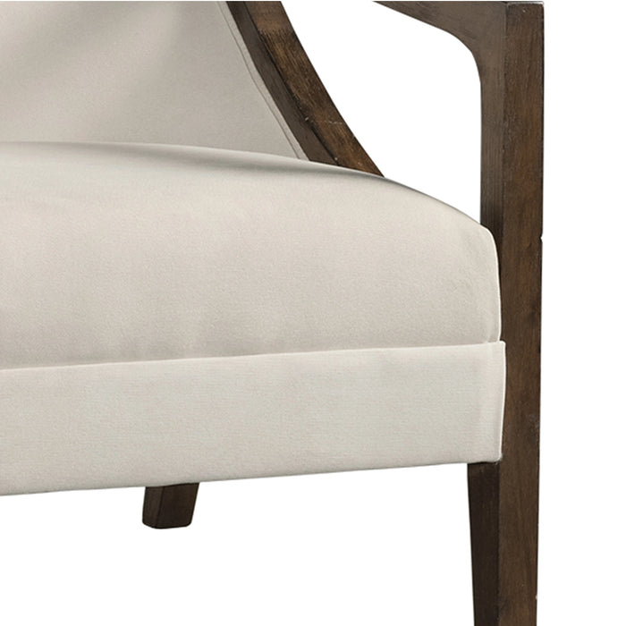 Hopkins Chair w/Brown Arm Columbia Natural(ISTA 3)