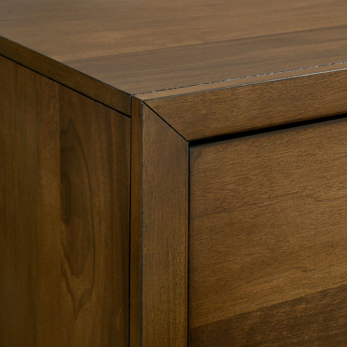 Malibu 4-Drawer Chest in Walnut