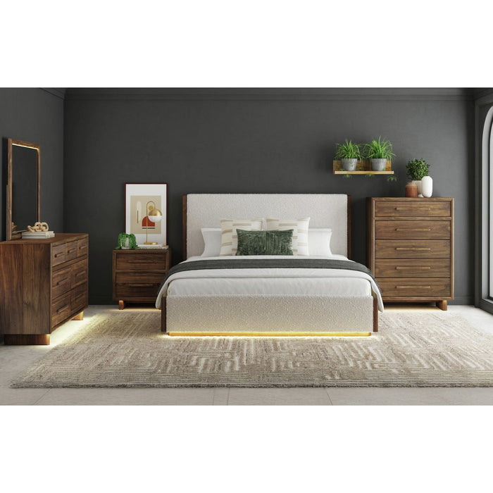Brisbane Dresser with LED in Brown