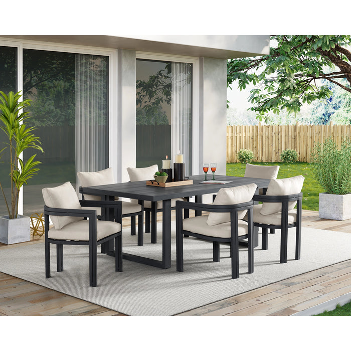 Playa Dining Table - Dark Grey