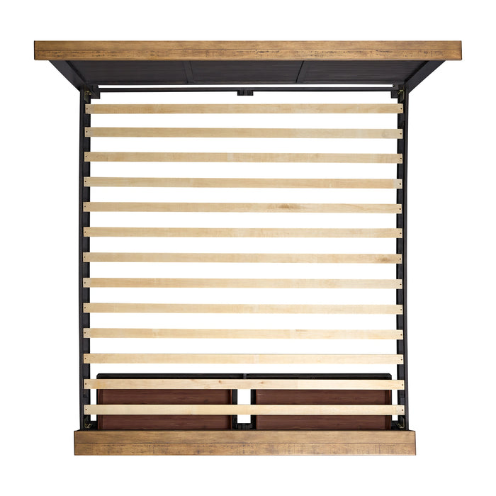 Montrose Storage Bed in Espresso & Brown
