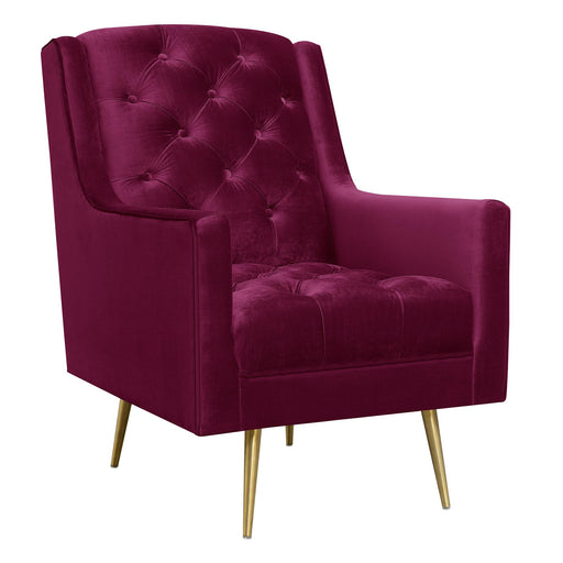 Bryan Accent Chair w/ Gold Legs - Faith Furniture (Manhattan, KS)