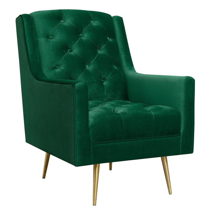 Bryan Accent Chair w/ Gold Legs - Faith Furniture (Manhattan, KS)