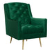 Bryan Accent Chair w/ Gold Legs - Faith Furniture (Manhattan, KS)