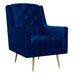 Bryan Accent Chair w/ Gold Legs - Faith Furniture (Manhattan, KS)