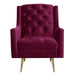 Bryan Accent Chair w/ Gold Legs - Faith Furniture (Manhattan, KS)
