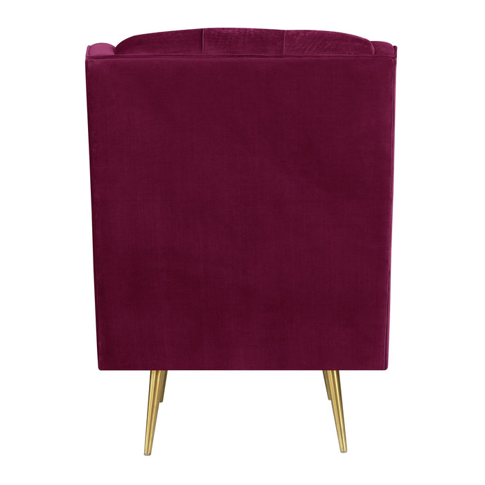 Bryan Accent Chair w/ Gold Legs - Faith Furniture (Manhattan, KS)