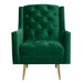 Bryan Accent Chair w/ Gold Legs - Faith Furniture (Manhattan, KS)