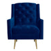 Bryan Accent Chair w/ Gold Legs - Faith Furniture (Manhattan, KS)