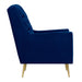 Bryan Accent Chair w/ Gold Legs - Faith Furniture (Manhattan, KS)