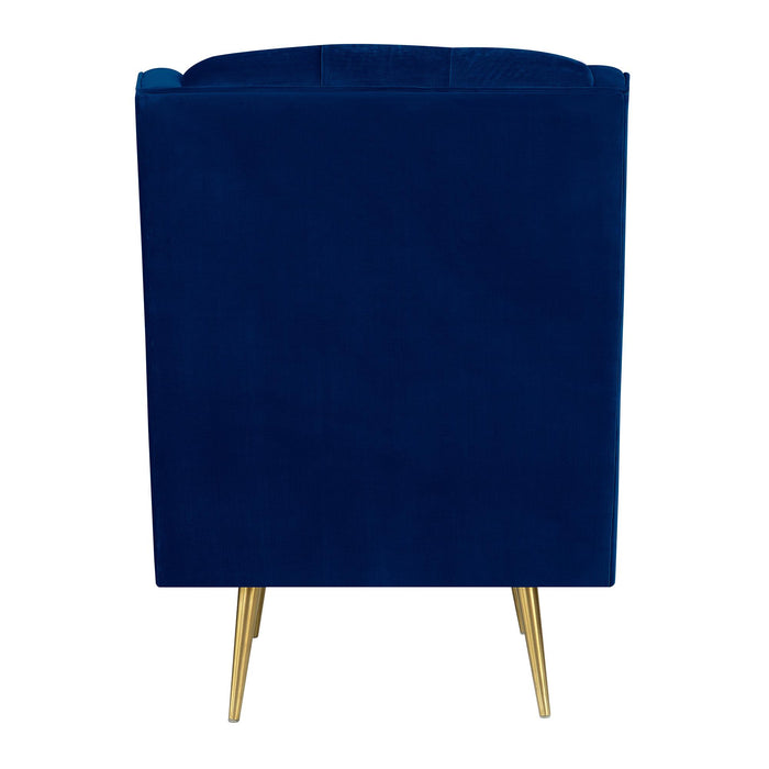 Bryan Accent Chair w/ Gold Legs - Faith Furniture (Manhattan, KS)