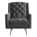 Bryan Accent Chair w/ Gold Legs - Faith Furniture (Manhattan, KS)