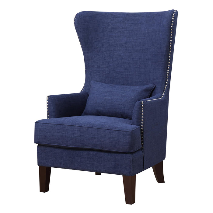 Kori Accent Chair in Blue - Faith Furniture (Manhattan, KS)