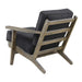 Metro Accent Chair in Onyx w/ Antique Legs - Faith Furniture (Manhattan, KS)