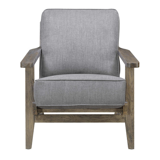 Metro Accent Chair in Slate w/ Antique Legs - Faith Furniture (Manhattan, KS)