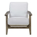 Metro Accent Chair in Taupe w/ Antique Legs - Faith Furniture (Manhattan, KS)