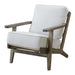 Metro Accent Chair in Taupe w/ Antique Legs - Faith Furniture (Manhattan, KS)