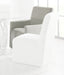 Elements International Merlin Arm Chair (Set of 2) in Gray image